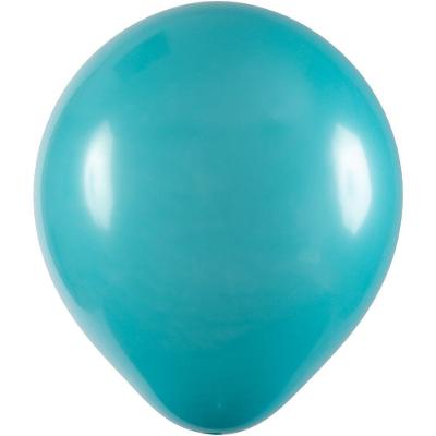 Balão De Látex Azul Turquesa - 16 Polegadas - 12 Unidades