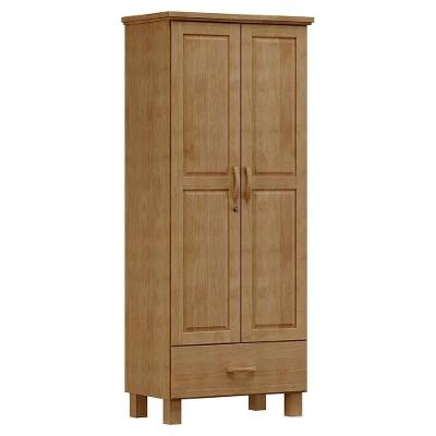 Guarda Roupa 2p 1g Madeira Maciça 81 Cm 1140 Freijo Milani Store Freijo