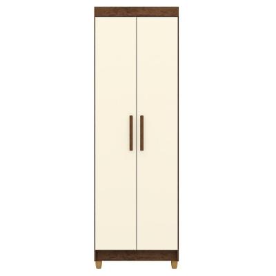 Armario Multiuso 2 Portas 60 Cm Lin 10045 Imbuia Champanhe Vlr Imbuia Champanhe
