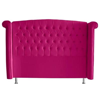 Cabeceira De Cama Box Toquio Casal Queen 160 Cm Suede Rosa Pink Eli Móveis E Decoração