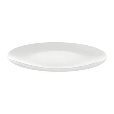 Kit 6 Pratos Sobremesa Tramontina Sophia Em Porcelana 21 Cm Branco