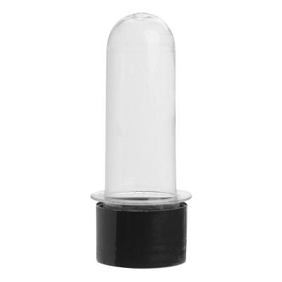 Mini Tubete Para Lembrancinha Preto 8cm - 10 Unidades