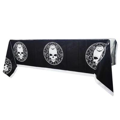 Toalha De Mesa Halloween Caveira - 1 Unidade