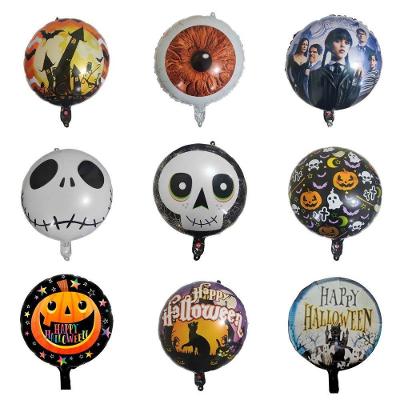 Balão Metalizado Halloween Estampado - 18 Polegadas Modelo Caveira