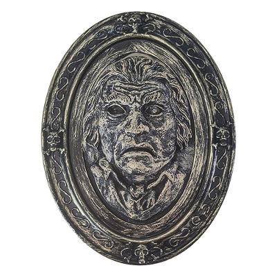 Enfeite Halloween Quadro Amaldiçoado Com Luz E Som