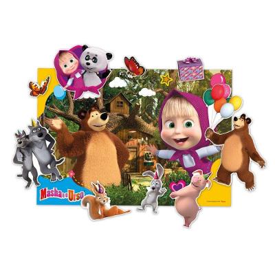 Kit Decorativo Masha E O Urso Clássica - 11 Itens