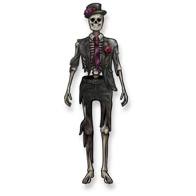 Decoração De Halloween Noivo Esqueleto Para Pendurar