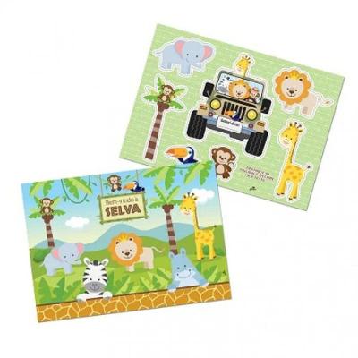 Kit Decorativo Bem Vindo A Selva
