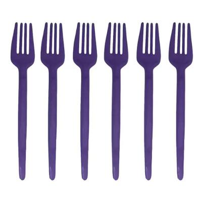 Garfinho Descartável Roxo Para Festas - 50 Unidades