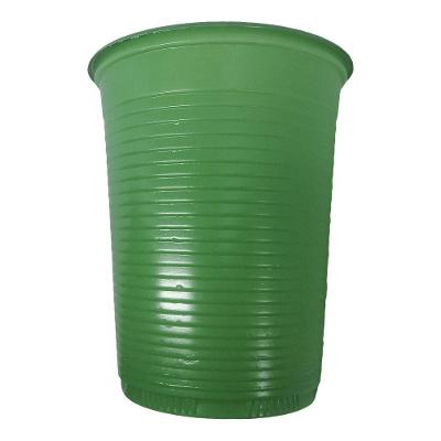 Copo Descartável Verde De Festa - 200ml - 50 Unidades