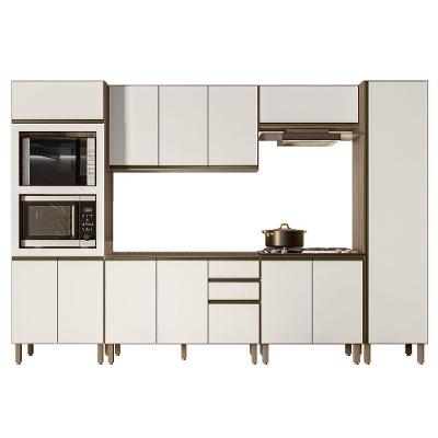 Armário De Cozinha 6 Peças Sem Tampo Jessy N03 Carvalho/off - Mpozenato