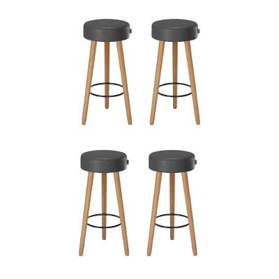 Conjunto Banquetas Alta Horizonte Preto