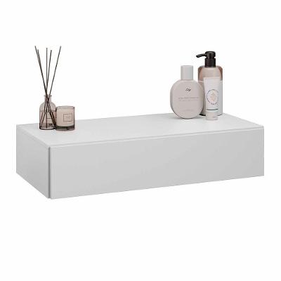 Penteadeira Suspensa 60cm 1 Gaveta Carina Z34 Branco - Mpozenato