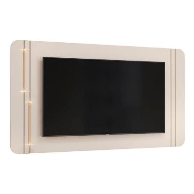 Painel Para Tv 75 241cm Suspenso Ariane D04 Off-dourado - Mpozenato