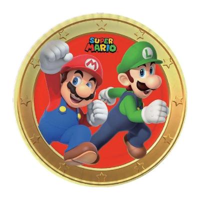 Prato Descartável Super Mario - 08 Unidades