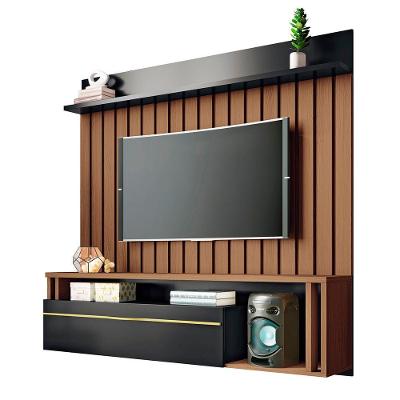 Painel Tv 55 160cm Bancada Suspensa Elza H01 Off-castanho - Mpozenato