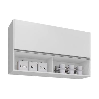 Armário De Cozinha Aéreo 100cm Basculante Mia Z34 Branco - Mpozenato