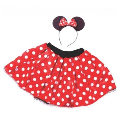 Kit Ratinha Infantil Com Saia E Tiara