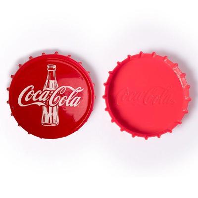 Porta Copos Coca Cola Vermelho E Branco 8,5cm - 6 Unidades