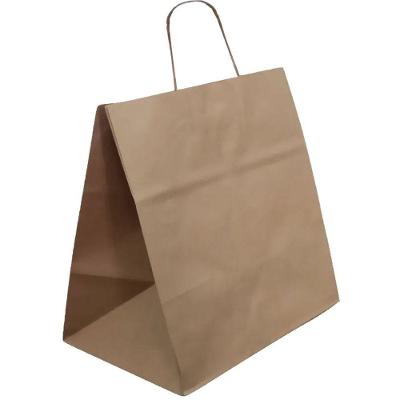 Sacola De Papel Kraft 39cm X 23,5cm X 10cm - 10 Unidades