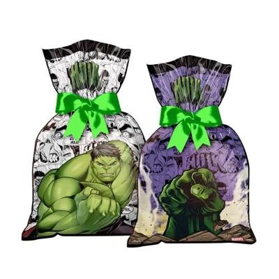 Sacola Plástica Surpresa Hulk - 12 Unidades