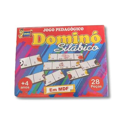 Jogo De Dominó Pedagógico Silábico