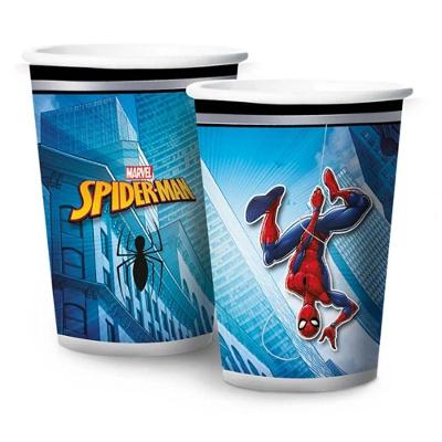 Copo De Papel Homem Aranha - 180ml - 8 Unidades