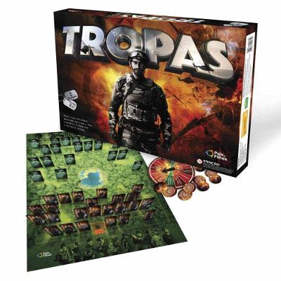 Jogo De Tabuleiro Estratégico Tropas - 154 Peças