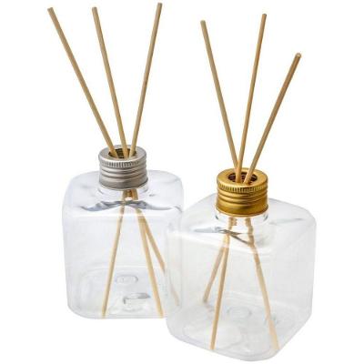 Kit 2 Frascos De Plástico Aromatizador Cubo Com Varetas - 200 Ml