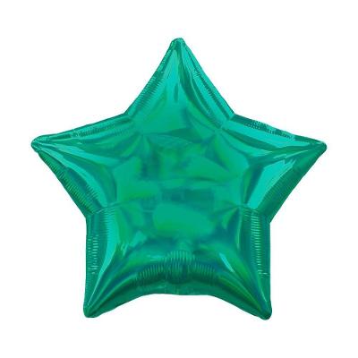 Balão Metalizado Estrela Verde - 18 Polegadas
