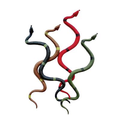 Cobra De Brinquedo Borracha Colorida Serpente - 1 Unidade