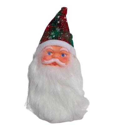 Enfeite Para Pendurar Cabeça Papai Noel - 30cm