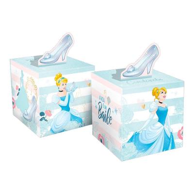 Caixa Surpresa Cinderela - 8 Unidades - Extra Festas
