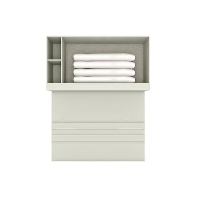 Modulado De Quarto Armário Ponte Aéreo Casal Com 3 Portas Mc13 Seletto Areia/jequitibá - Henn