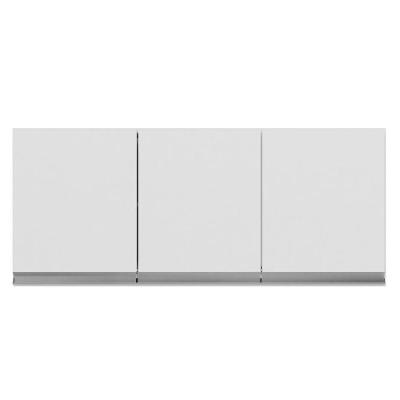 Armário Aéreo Andréia 120 Cm 3 Portas Branco Ajl