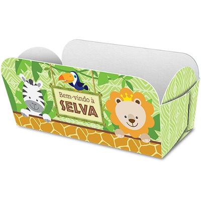 Embalagem Para Cachorro Quente Bem Vindo à Selva - 8 Uni