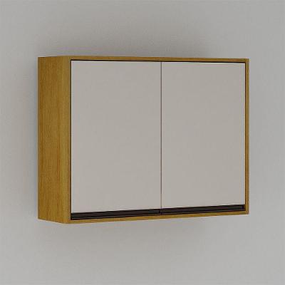Armário De Cozinha Nala Aéreo 2 Portas Mobilihouse Cinamomo/off White