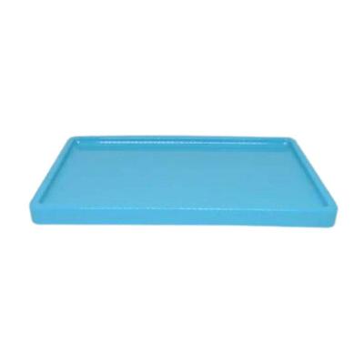 Bandeja De Festa Retangular 30cm X 18cm Cor Azul