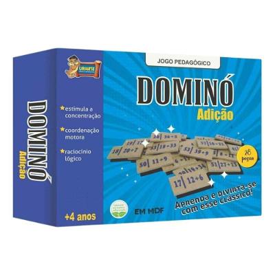 Dominó Pedagógico Adição - 28 Peças
