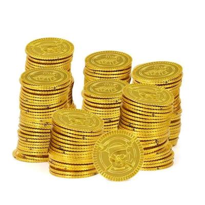Moedas De Ouro Pirata Cosplay - 24 Unidades