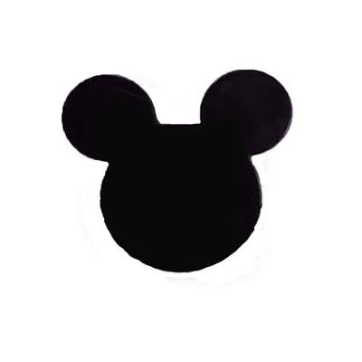 Mini Latinha Com Orelhas Mickey Preto - 10 Unidades
