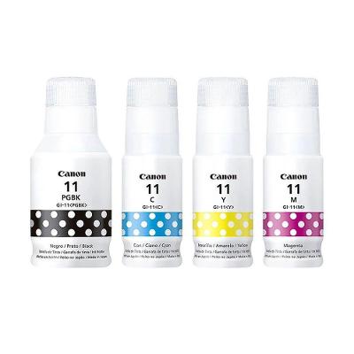 Kit 4 Refil Tinta Canon Gi-11 Gi11 G11 4x Cores G2160 G3160