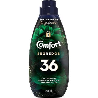 Amaciante De Roupa Concentrado Comfort 36 Segredos 1 Lt