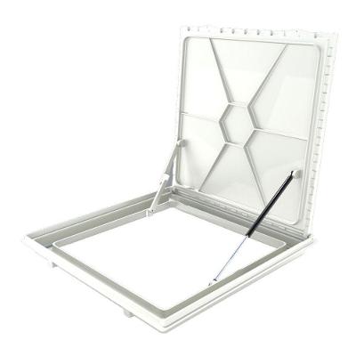 Tampa Casa Maquina 80x80cm Com Rebaixo Para Alumínio Branca