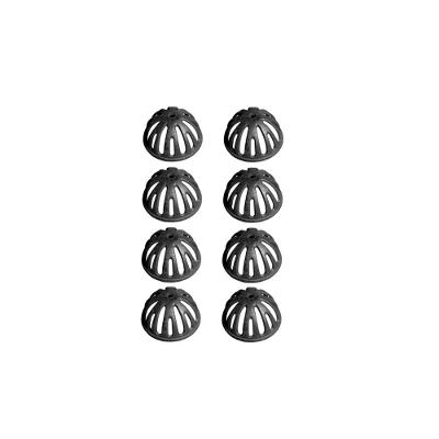 Kit 8 Ralos Semi Esférico Tipo Abacaxi 100mm Diâmetro 4 Pol