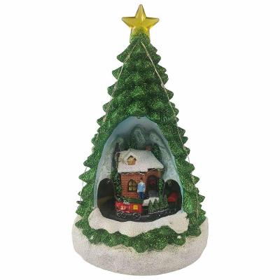 Vila Natalina Arvore De Natal Toca Musicas Luxo Movimento Bivolt