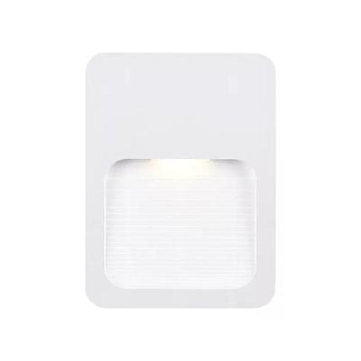 Balizador De Parede Sobrepor Branco 2w 3000k 75lm 120x90x12mm Biv Cristallux