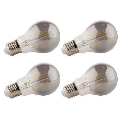 Lâmpada Led Fumê 30w Kit 4 Unid. Branco Quente Decorativa Iluminação Vintage Retrô Luz Casa Decoração Multifilamento
