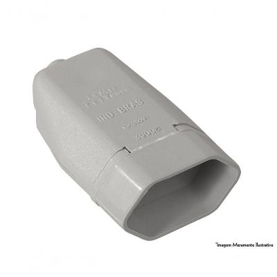 Plug Femea Prolong 2P 10A/250V Cz 39008 Ffpb10-2 C/10Pcs