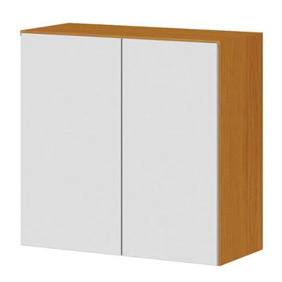 Armário Aéreo 70cm 2 Portas 100% Mdf Luna Cinamomo/off White